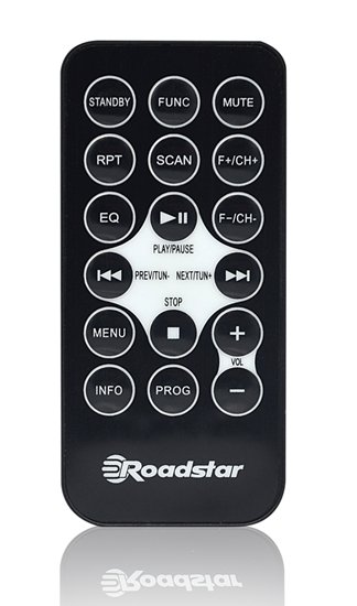 Roadstar RCR-779D+/BK Radio Cassette con CD Portátil DAB / DAB+